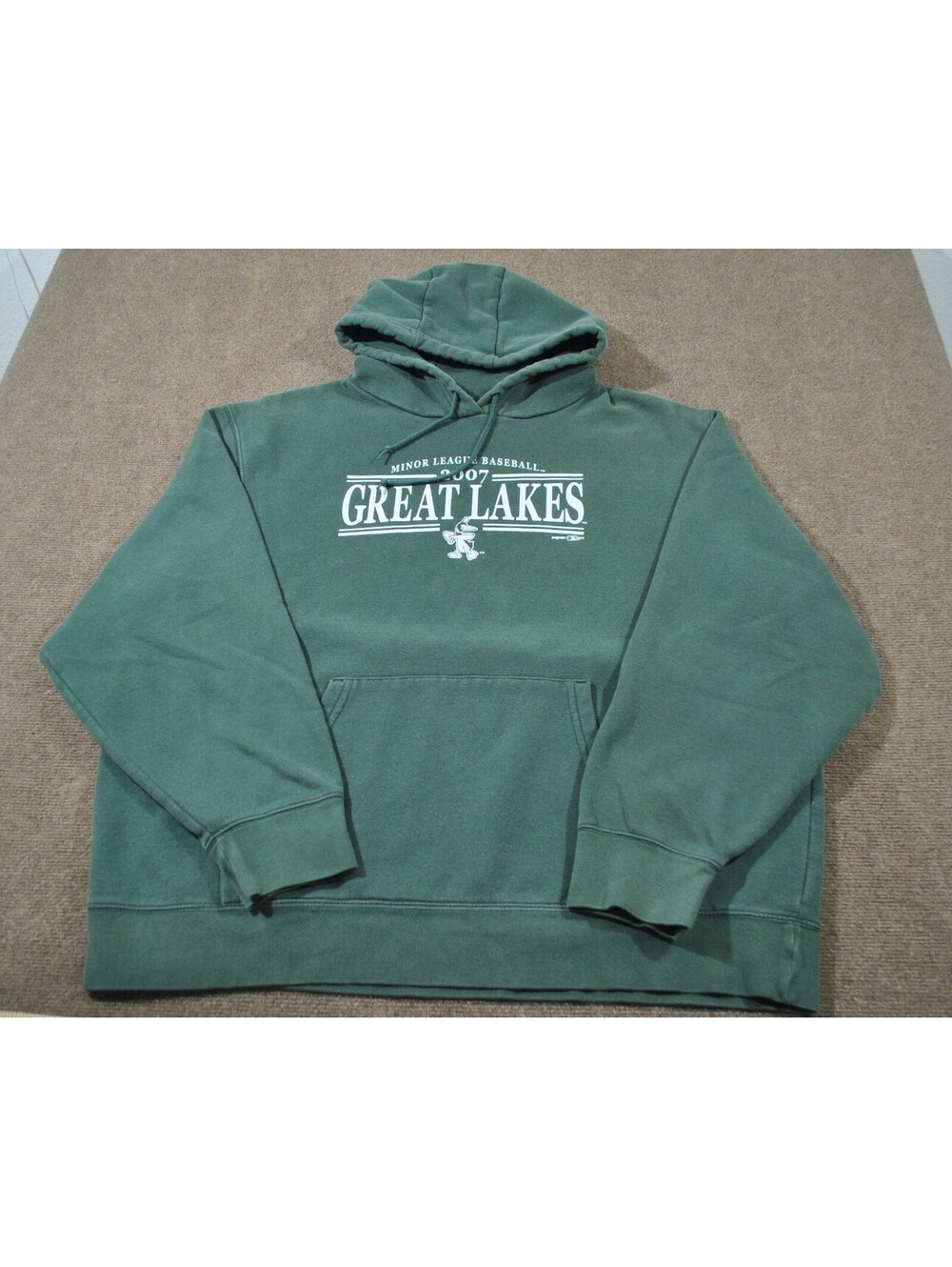Great Lakes Loons 2007 Minor League MLB Baseball Hoody Sweatshirt Size 2X-Large